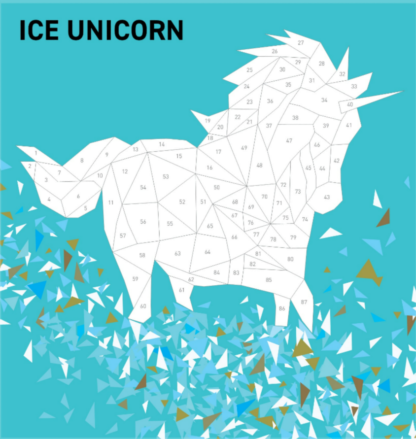 Sticker Paintings, Unicorns
