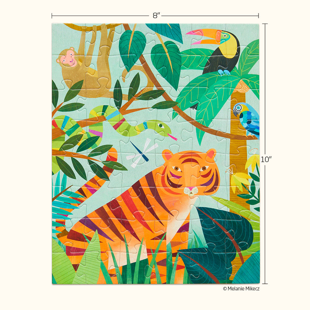 In the Jungle Puzzle, 48 Pieces