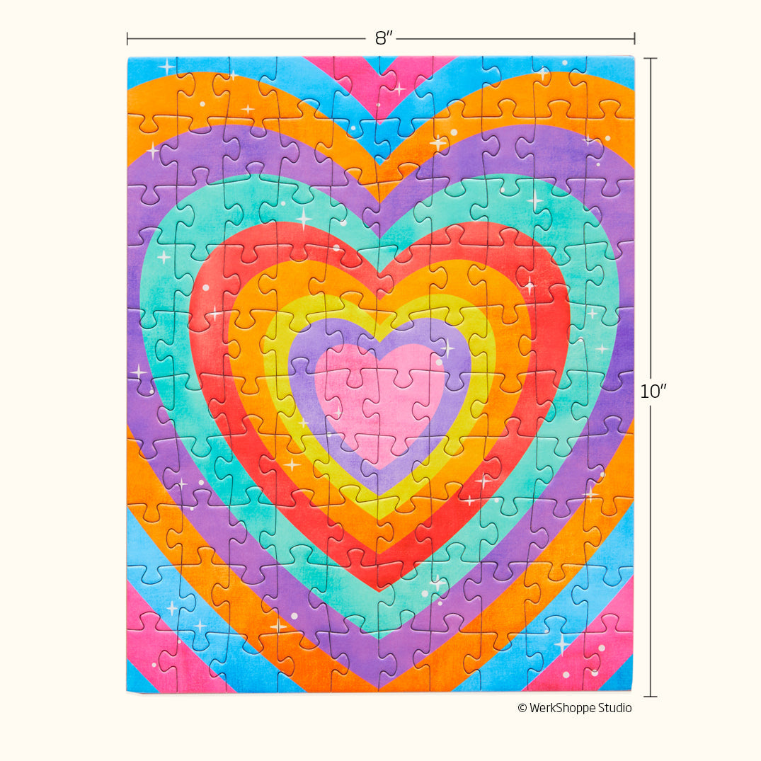 Velvet Heart Puzzle, 100 Pieces