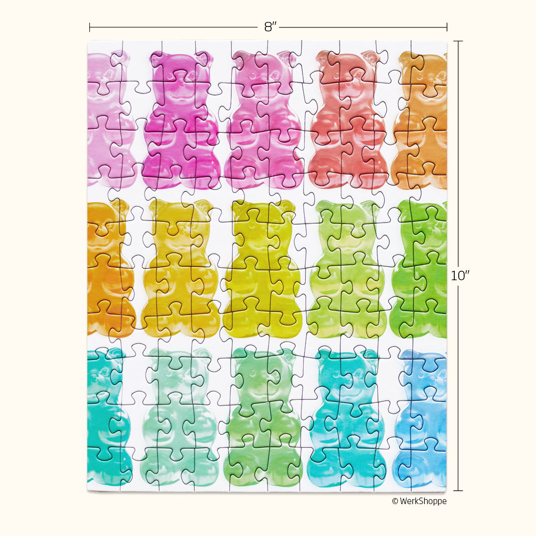 Gummy Bears Puzzle, 100 Pieces