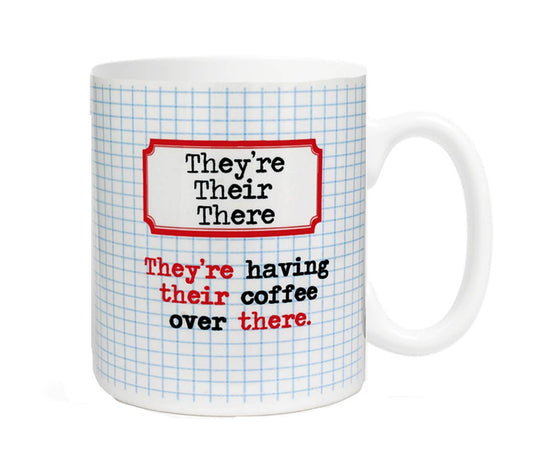 They're, Their, There Grammar Ceramic Mug, 11oz