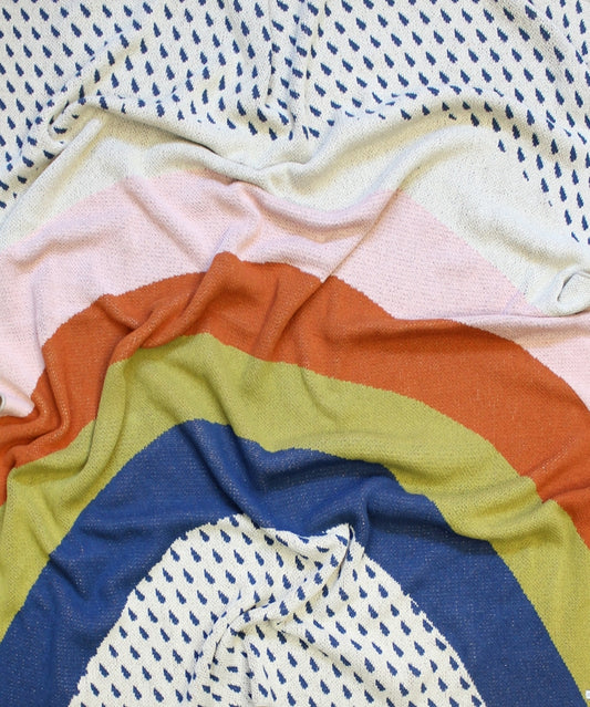 Rainbow Throw Blanket