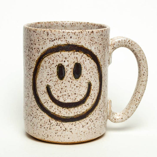 Smiley Face Mug, 14 oz, 2 colors