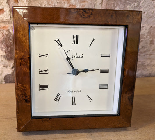 Tabletop Clock, Chestnut