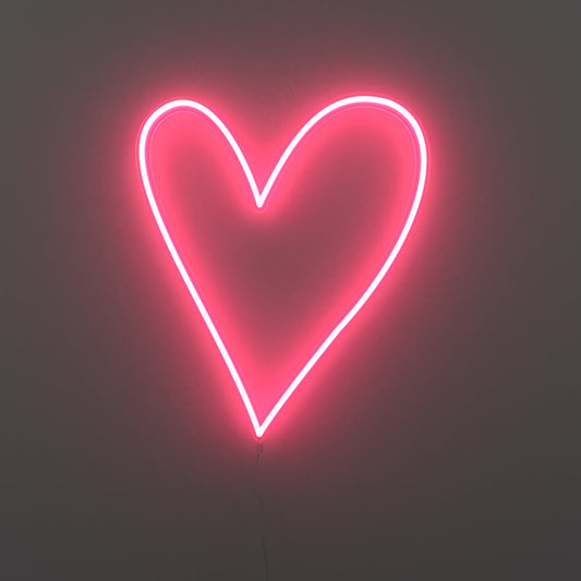 Neon Wall Art, Heart