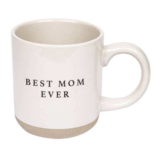 Best Mom Ever Stoneware Coffee Mug, 14 oz