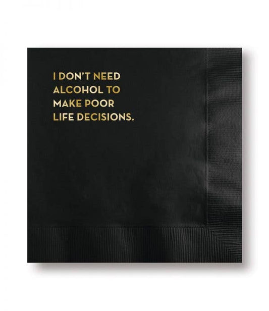 Cocktail Napkins - Life Decisions