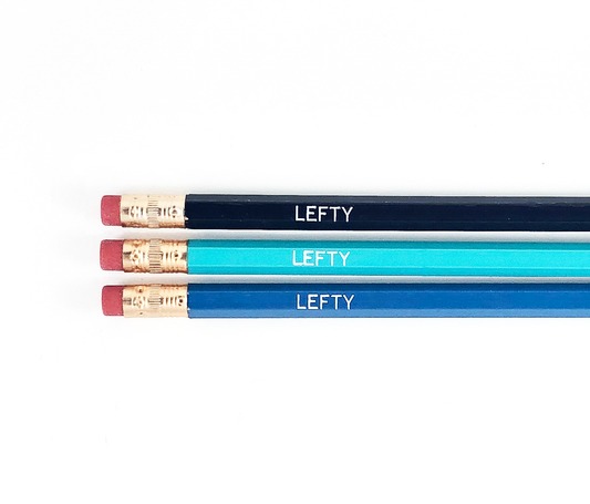Lefty Pencils, Set of 3