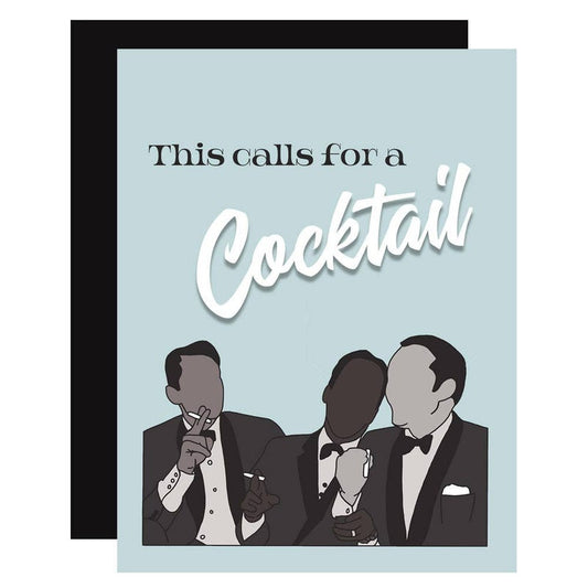 Rat Pack Cocktail Card