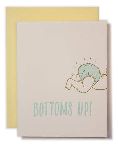 Bottoms Up Baby Card