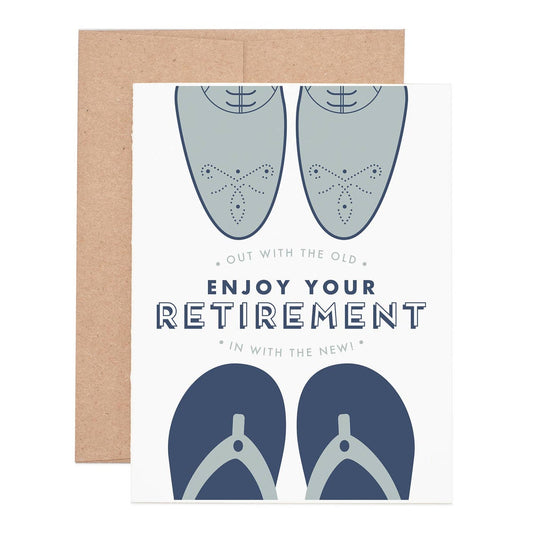 Out With The Old Retirement Greeting Card