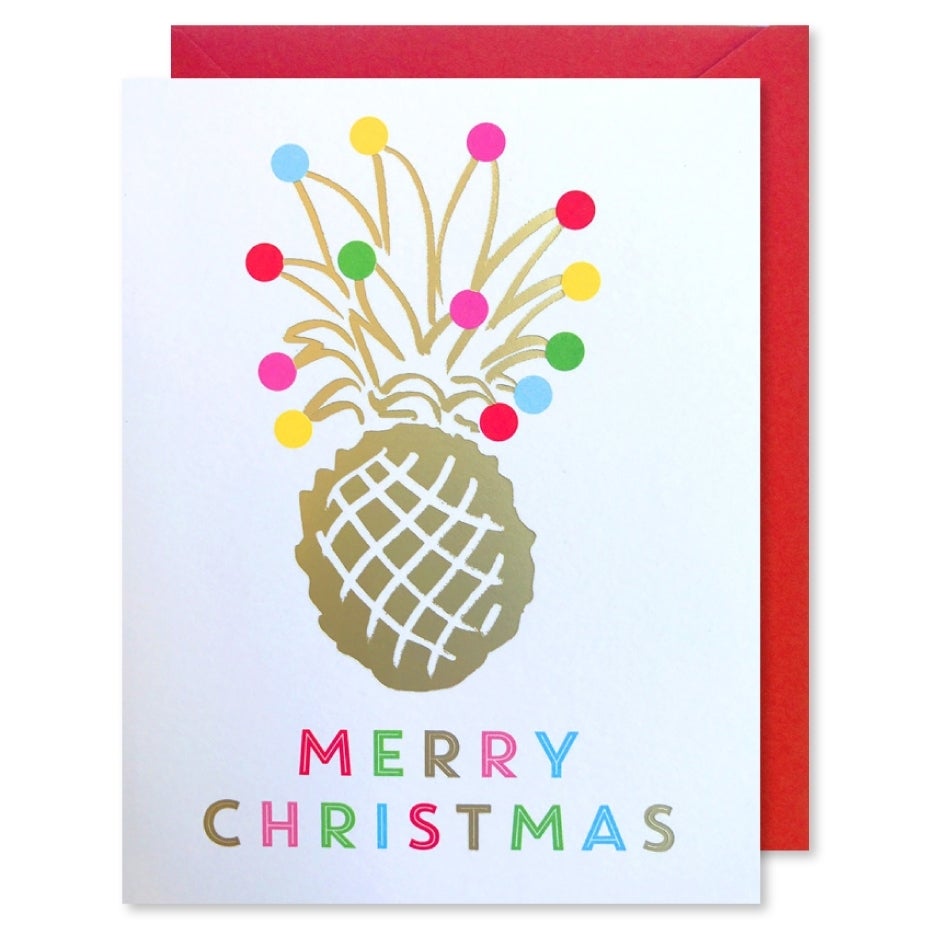 Christmas Pineapple Holiday Card