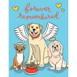 Dogs Forever Pet Sympathy Card