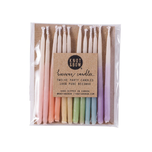 Birthday Candles, Ombre, 3", set of 12