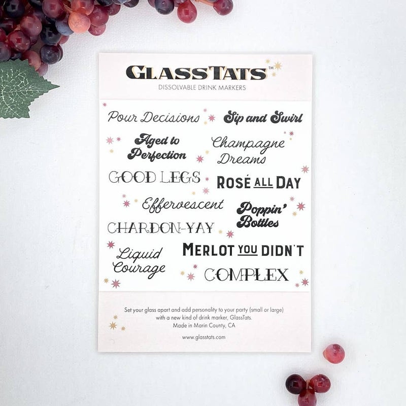 Wine Time Drink Markers