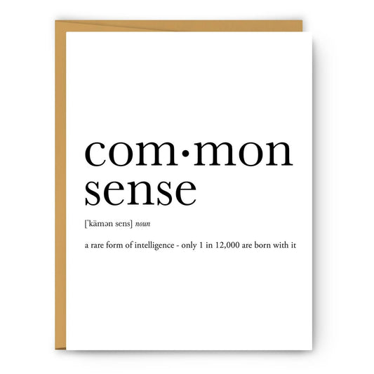 Common Sense Definition