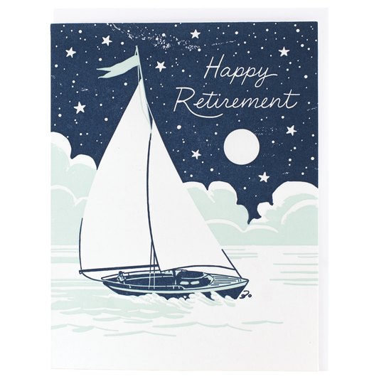 Sailboat Retirement Card