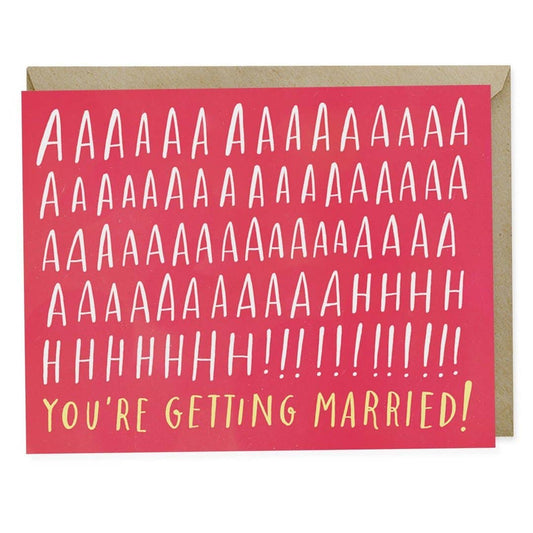 Aaah! Engagement Card