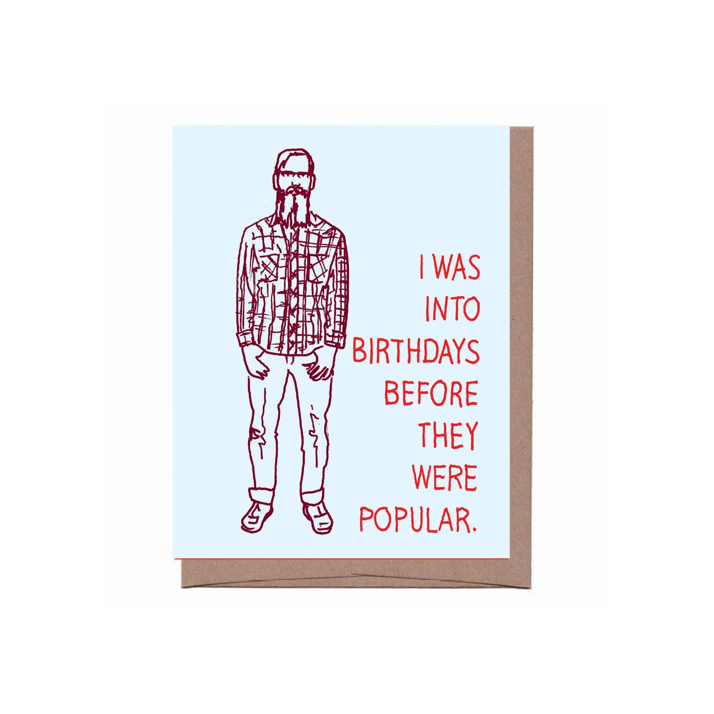 Hipster Birthday Card