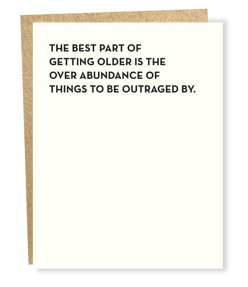 Outrage Birthday Card