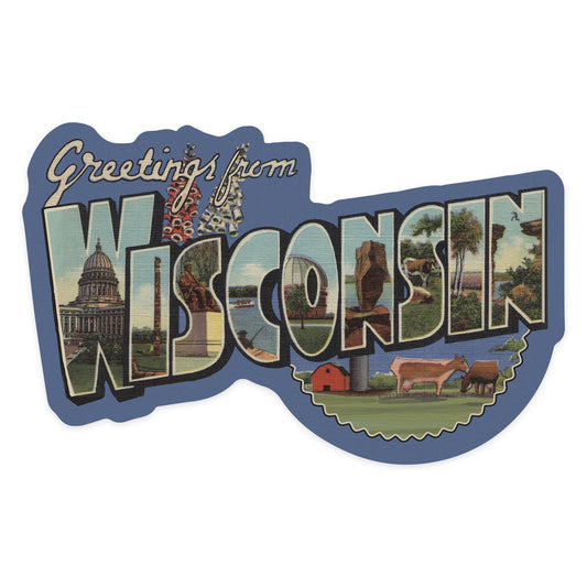 Greetings from Wisconsin Sticker