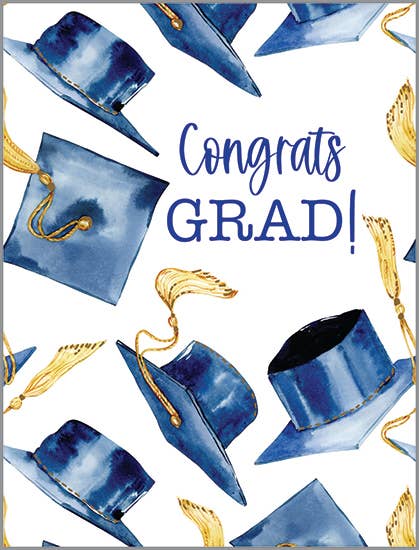 Caps Graduation Card