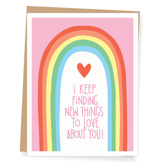 Rainbow Things to Love Card