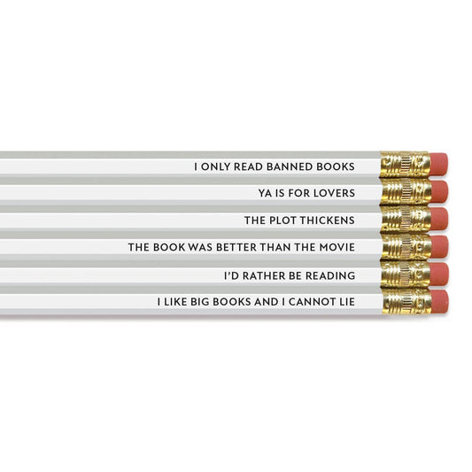 Book Club Pencil, Set of 6