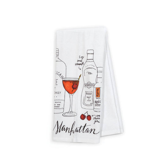 Manhattan Cocktail Tea Towel