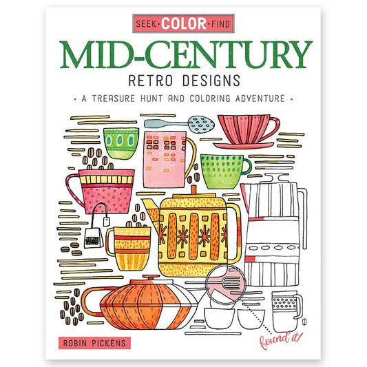 Coloring Book, Retro Designs