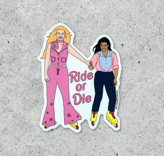 Barbie and Gloria Vinyl Sticker