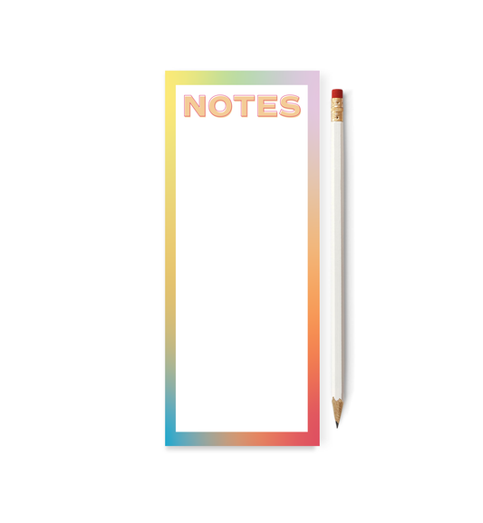 Colorful Skinny Notepad
