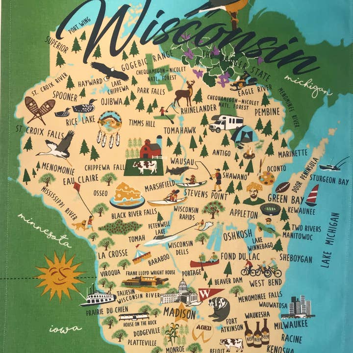 Wisconsin Kitchen Towels