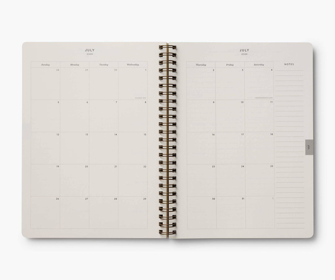 2026 Dahlia 12-Month Softcover Spiral Planner
