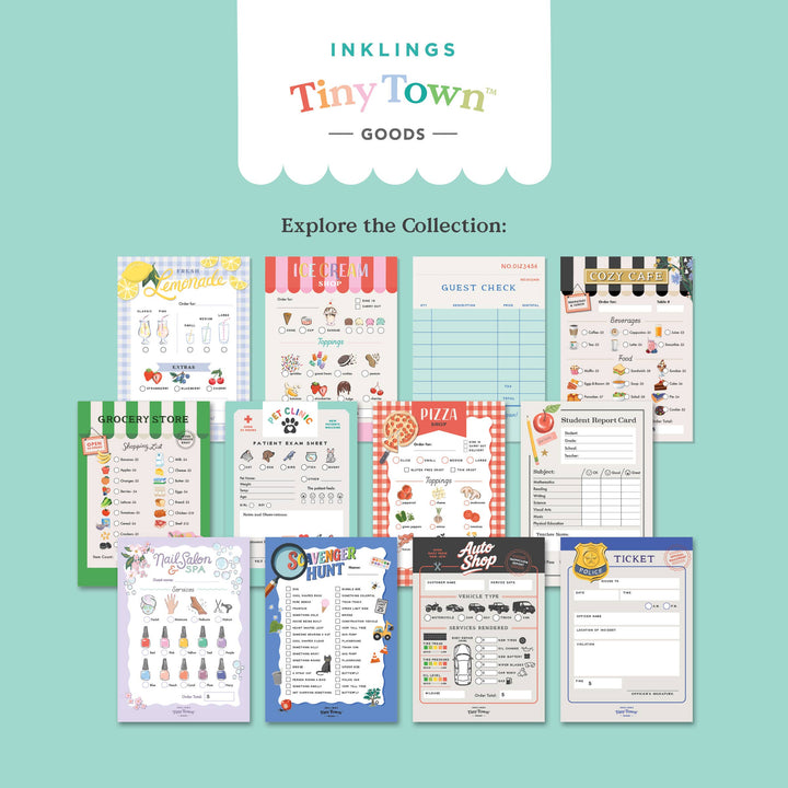 Tiny Town Kids' Notepads, 12 styles