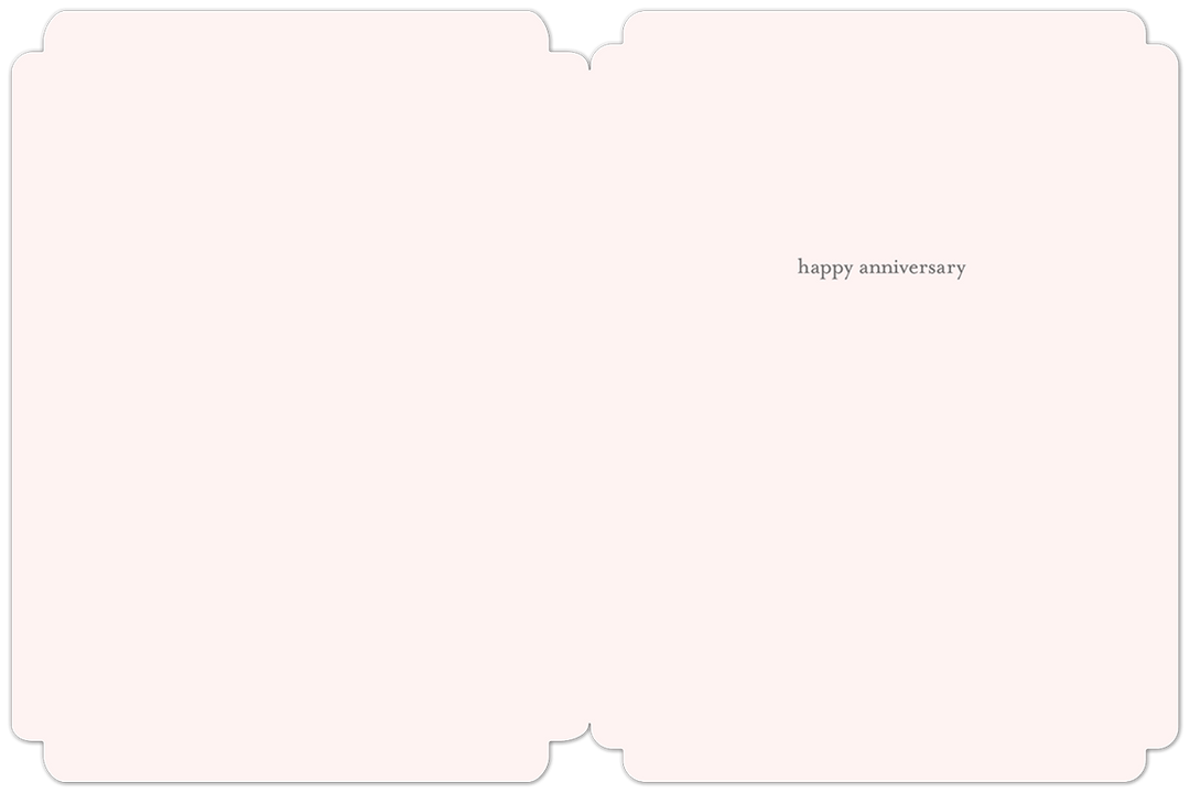 A Little Toast to You Anniversary Card