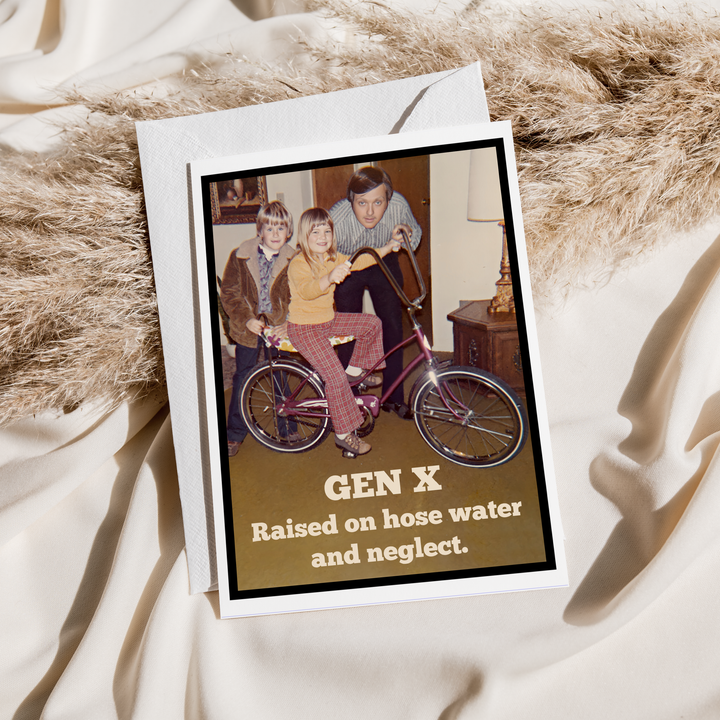 Gen X Greeting Card