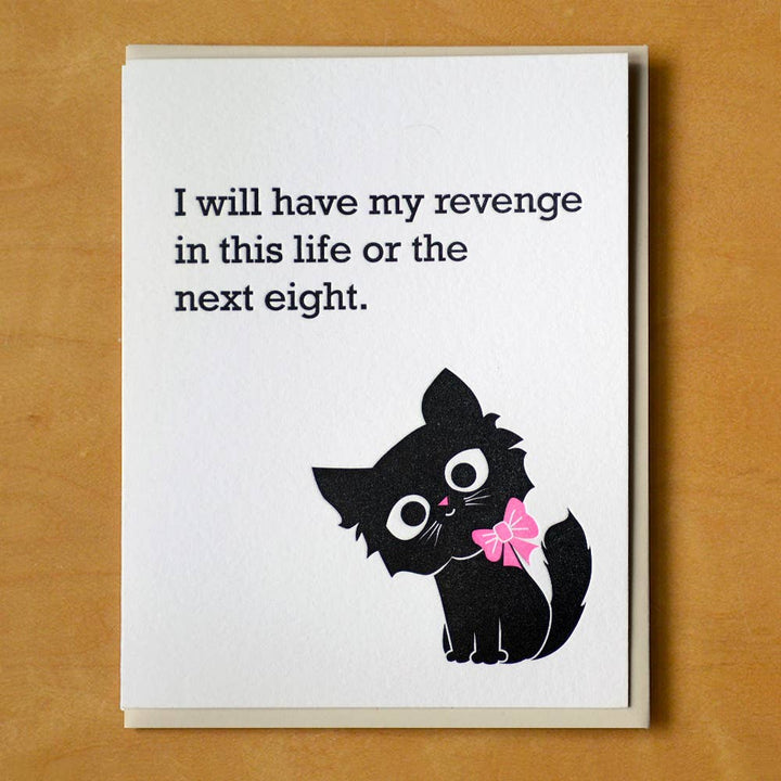 Revenge Greeting Card