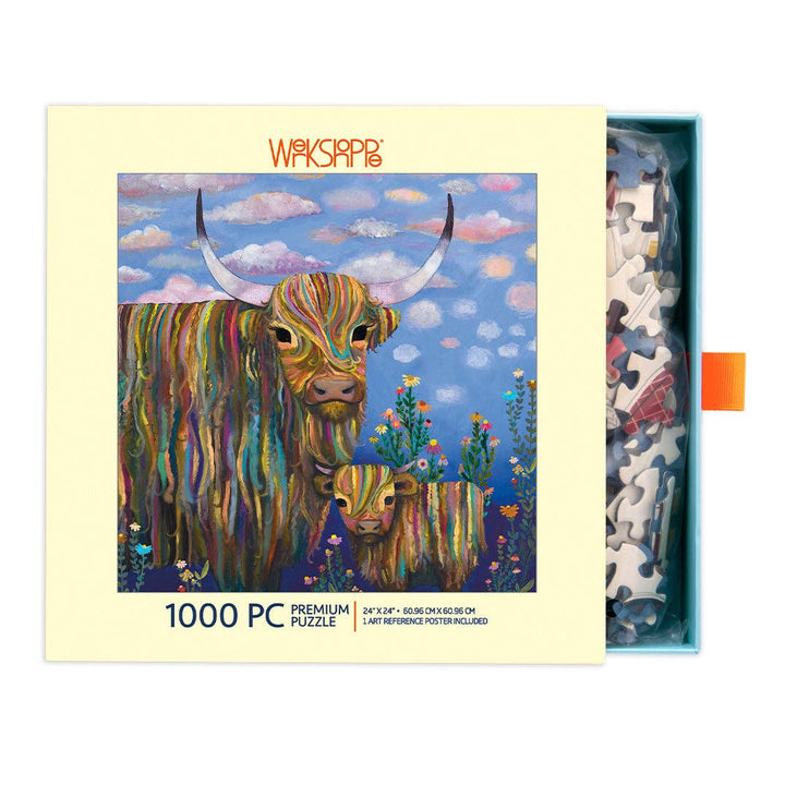 Highland Cows Puzzle, 1000 Pieces