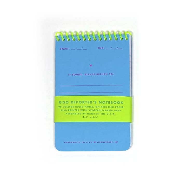 Reporter's Notebook, 4 Colors