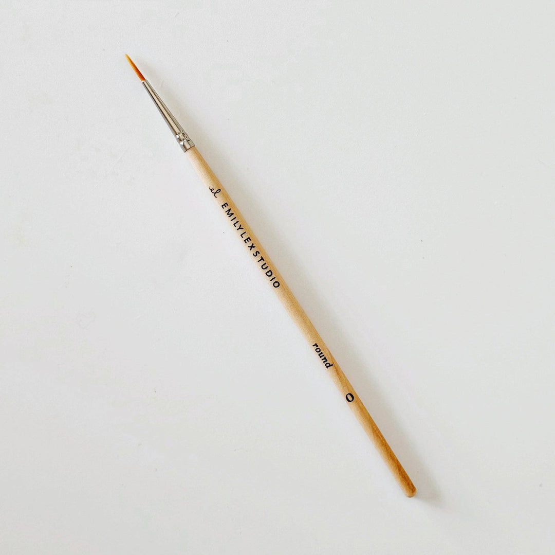 Watercolor Wood Paintbrushes, Set of 5