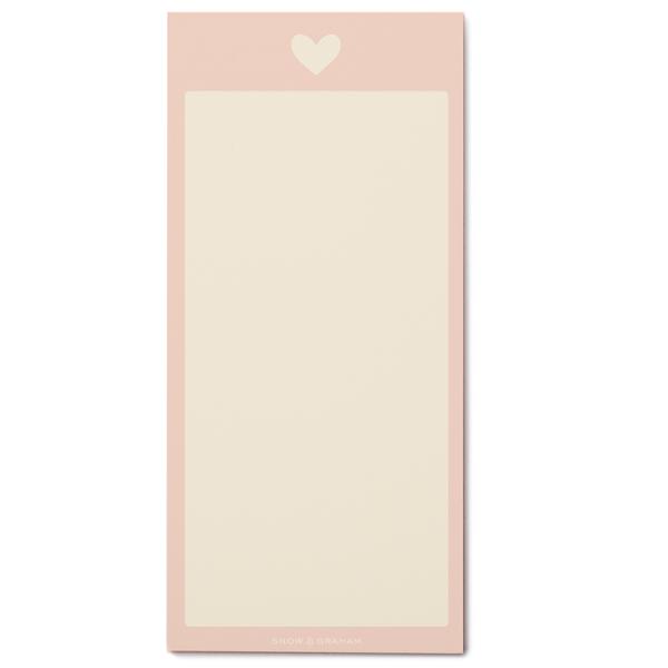 Light pink background with yellow heart at top and yellow area for writing.