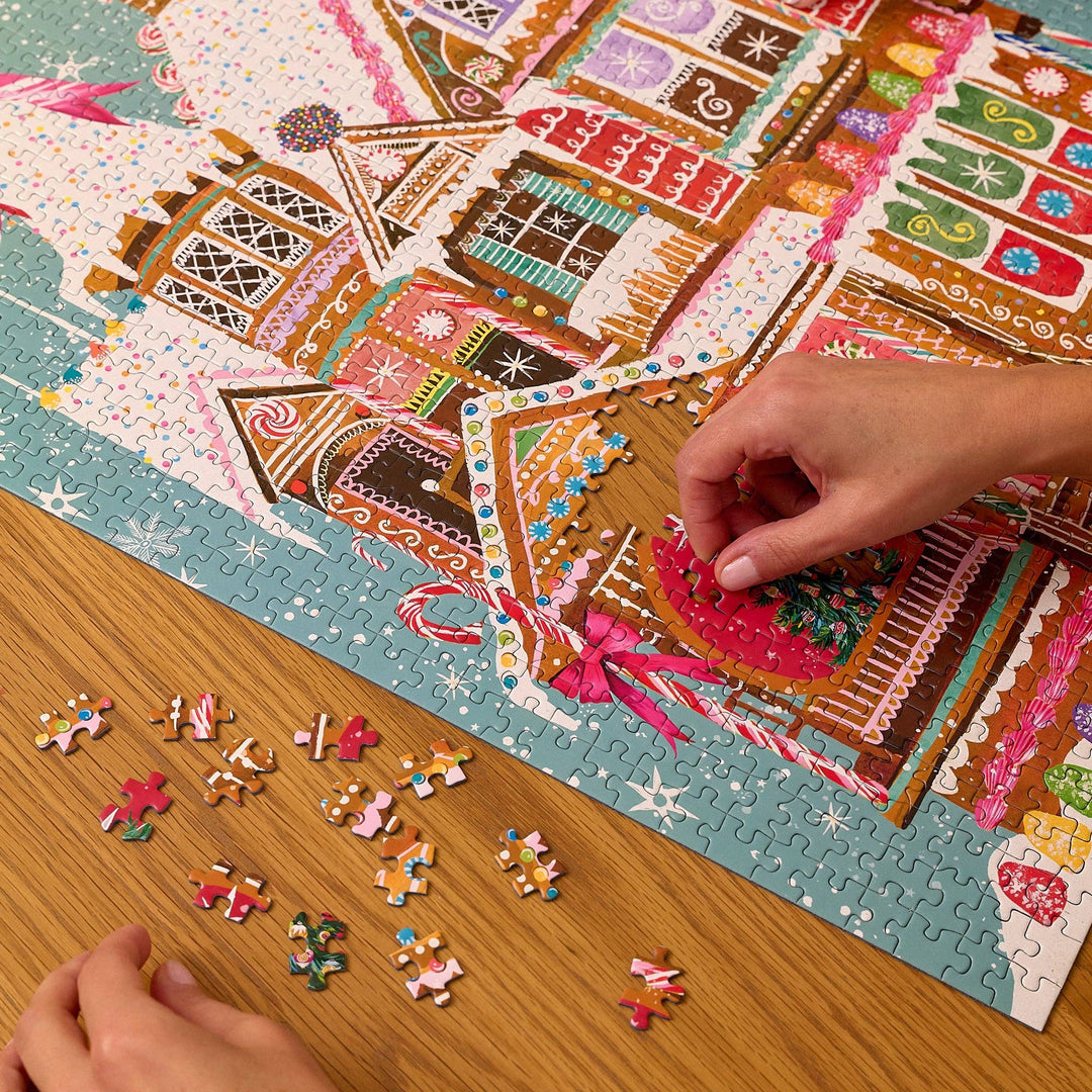 Gingerbread House Puzzle, 1000 Pieces