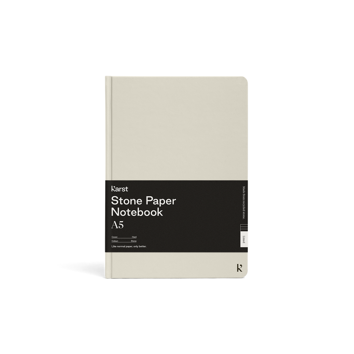 Stone Paper Hardcover Notebook, 3 colors