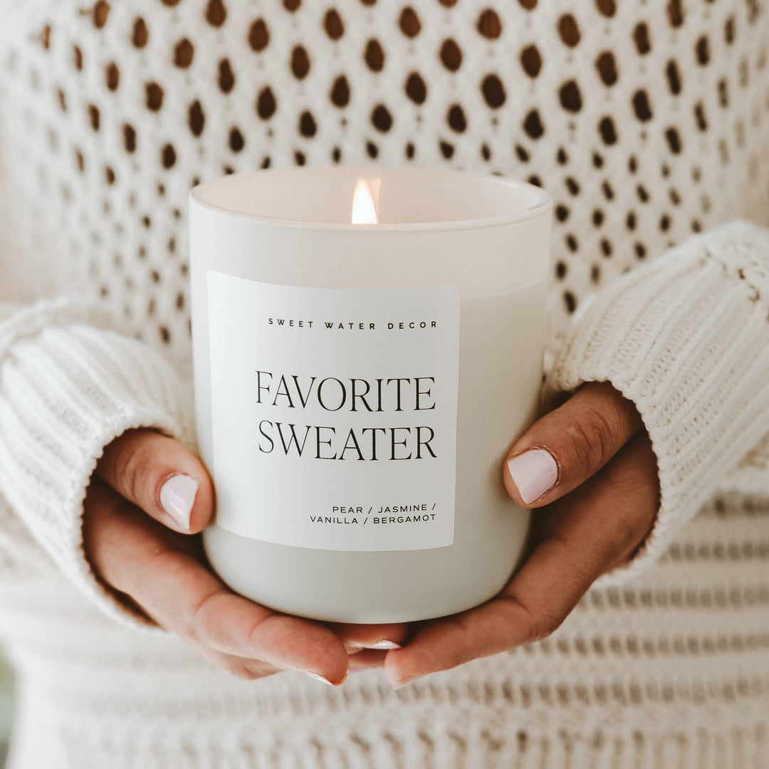 Favorite Sweater Soy Candle, 15 oz