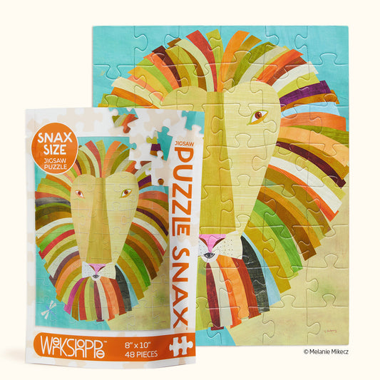 Colorful Lion Puzzle, 48 Pieces