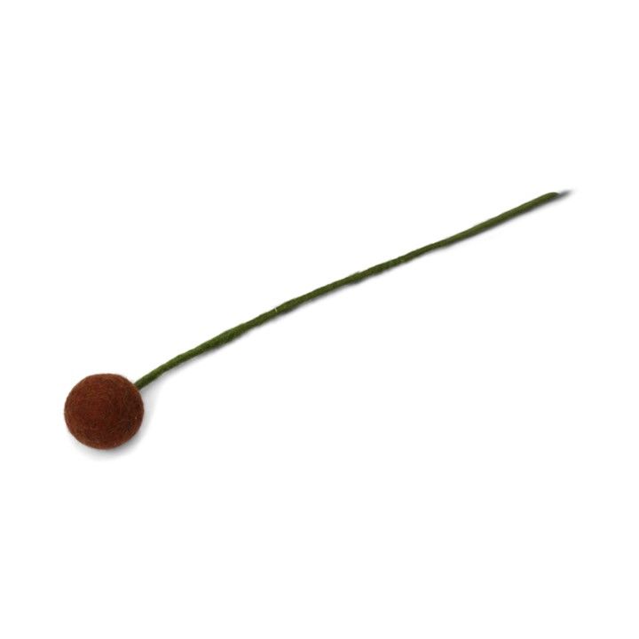 Felt Dot Flowers, 2 sizes, 40 colors