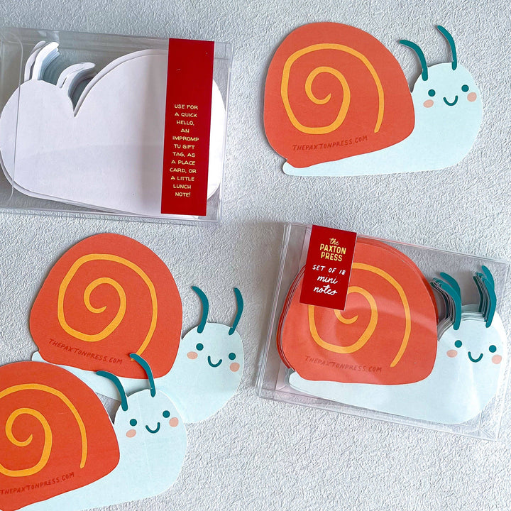 Snail Mini Note Cards