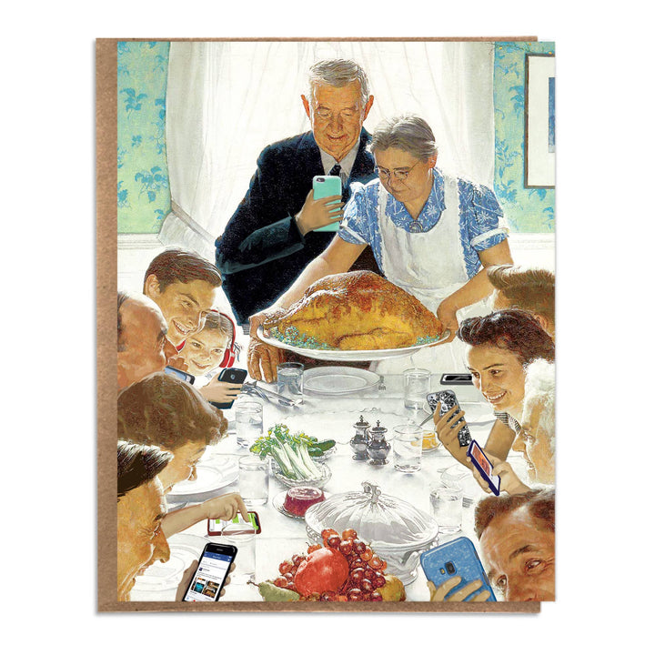 Modern Holiday Dinner Card