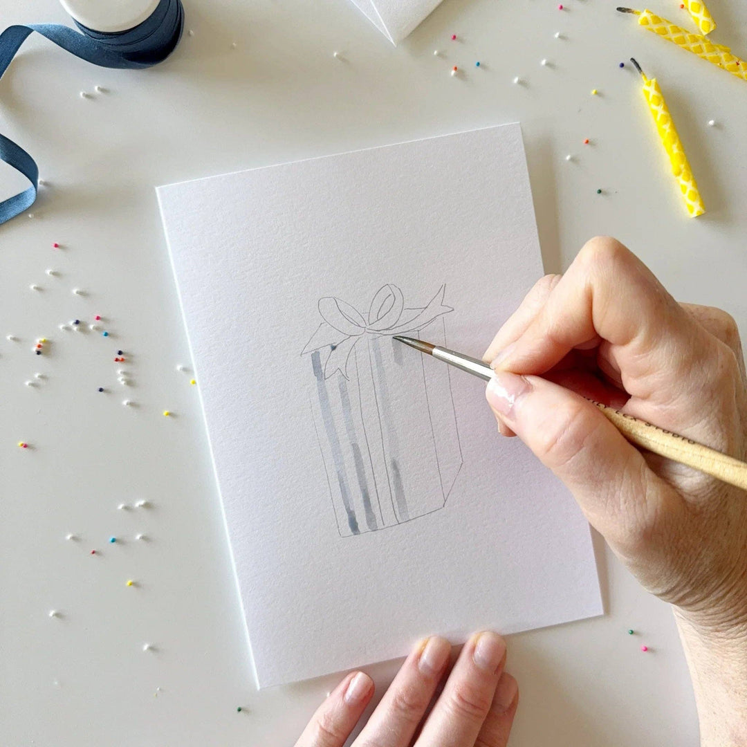 Celebrate Paintable Notecards, Set of 8